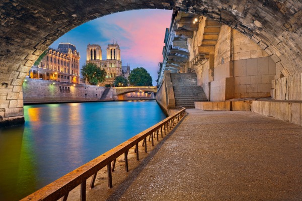 Pont à Paris idéal pour faire du roller